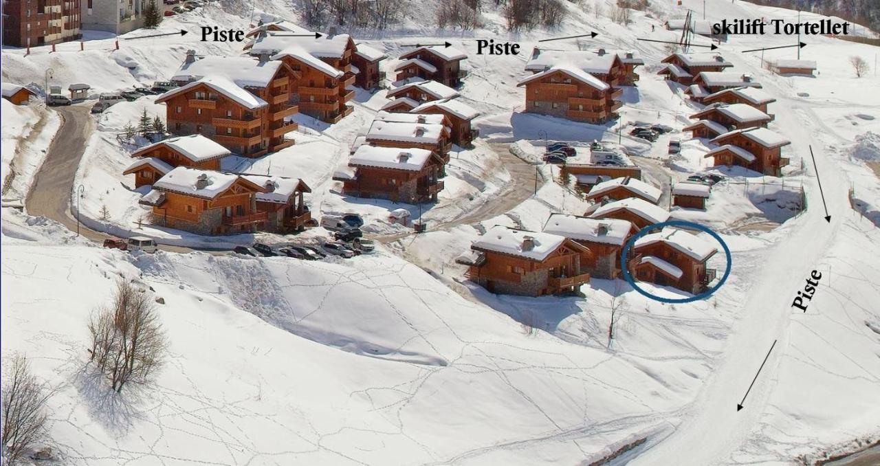 Chalet Ananas, Hameau Des Marmottes Saint-Martin-de-Belleville Buitenkant foto